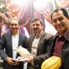 Con el representante de la Compañía KAOKA, Sebastién Balmisse, quien anunció y próximo viaje a Tocache en febrero 2020. De izq. a Der. El Representante de ASPROC, Dennis del Águila, el representante de KAOKA, Sebastien Balmisse, Toribio Juarez Presidente del Consejo de Administración de ASPROC.